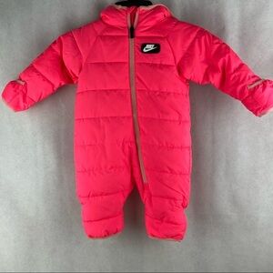 Nike Kids Pink Puffer Jacket